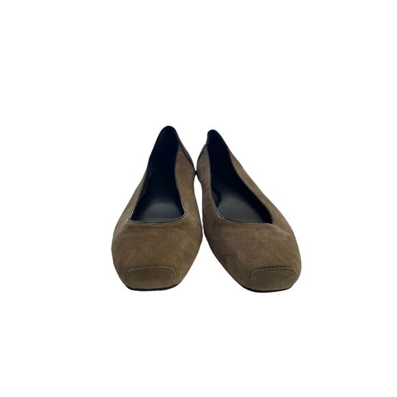 DVF Diane Von Furstenberg Olive Suede Ballet‎ Flat Size 6 - Picture 6 of 10